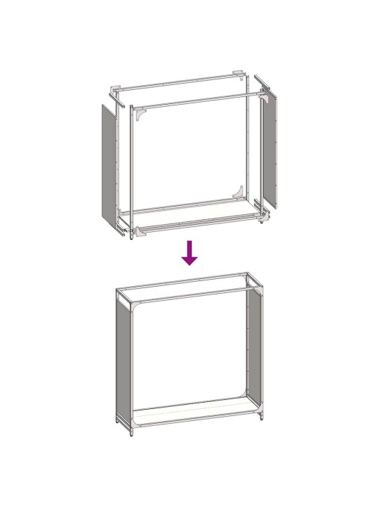 Polttopuut antrasiitti 90x28x90 cm kylmävalssattu teräs