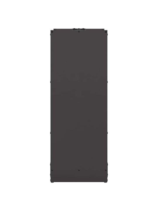 Polttopuuteline musta 40x30x80 cm kylmävalssattu teräs