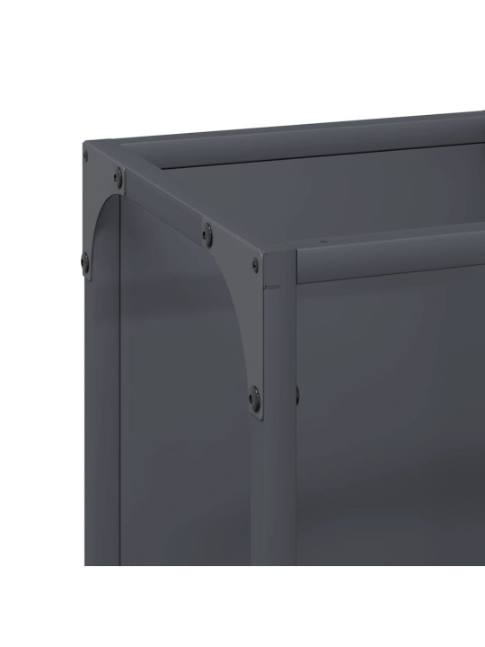 Polttopuut antrasiitti 25x25x60 cm kylmävalssattu teräs