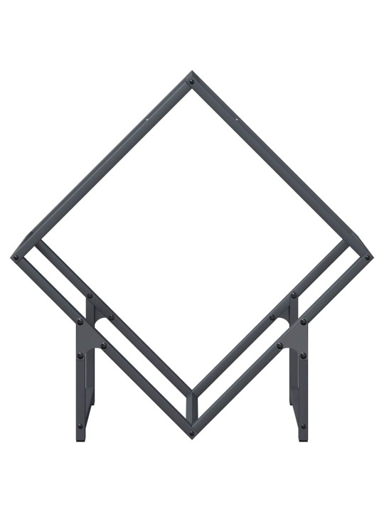 Polttopuut antrasiitti 60x25x60 cm kylmävalssattu teräs