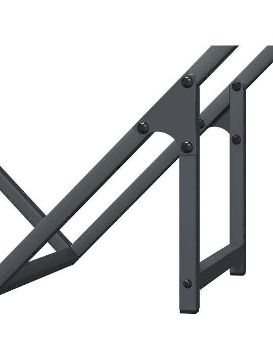 Polttopuut antrasiitti 60x25x60 cm kylmävalssattu teräs