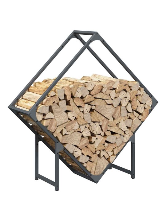 Polttopuut antrasiitti 80x25x80 cm kylmävalssattu teräs