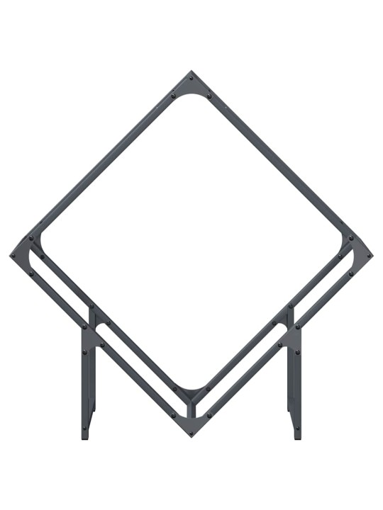 Polttopuut antrasiitti 80x25x80 cm kylmävalssattu teräs