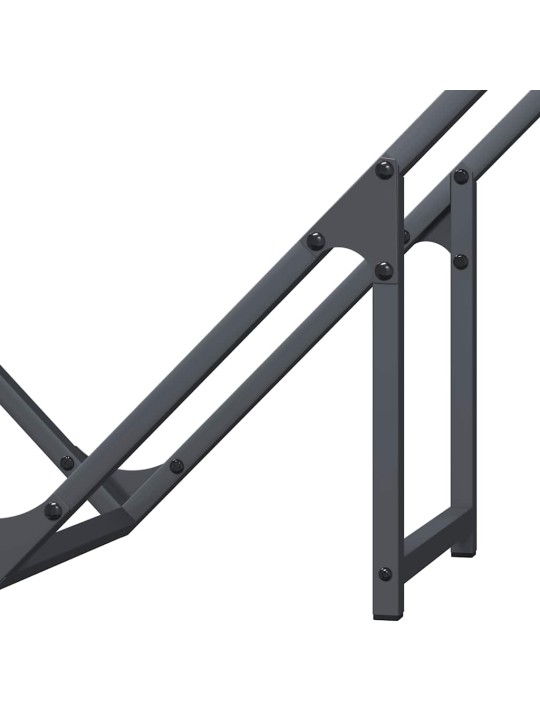 Polttopuut antrasiitti 80x25x80 cm kylmävalssattu teräs