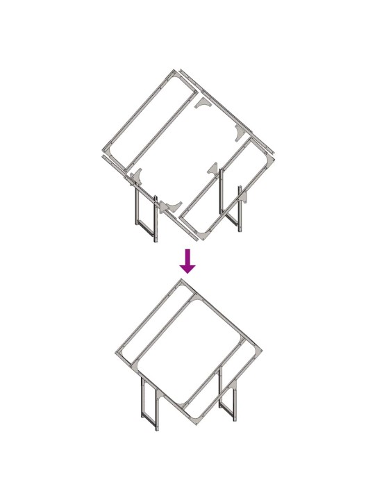 Polttopuut antrasiitti 80x25x80 cm kylmävalssattu teräs
