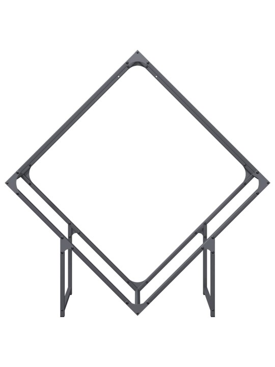 Polttopuut antrasiitti 100x25x100 cm kylmävalssattu teräs