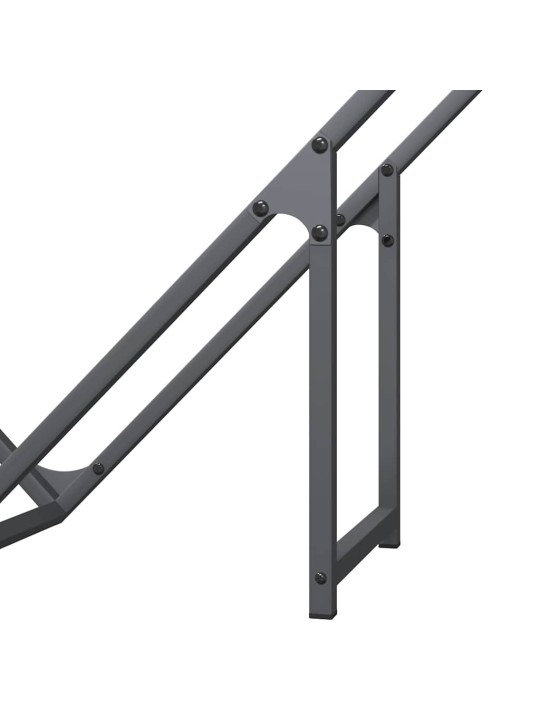 Polttopuut antrasiitti 100x25x100 cm kylmävalssattu teräs