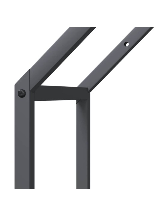 Polttopuut antrasiitti 40x25x60 cm kylmävalssattu teräs