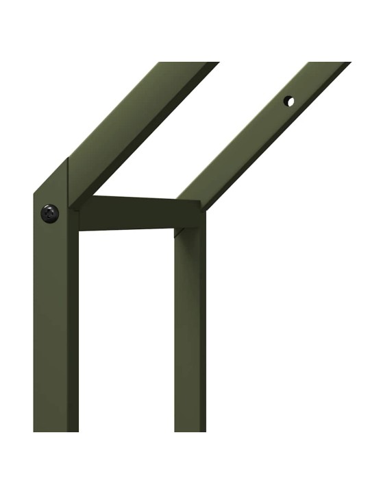 Polttopuuteline 40x25x60 cm kylmävalssattua terästä