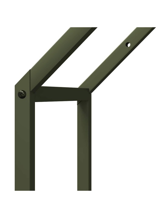 Polttopuuteline 40x25x90 cm kylmävalssattua terästä