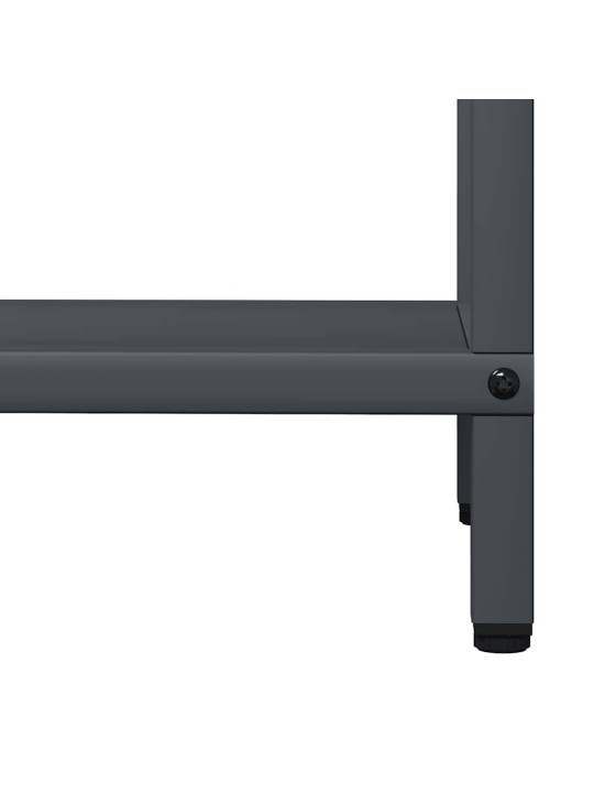 Polttopuut antrasiitti 40x25x120 cm kylmävalssattu teräs