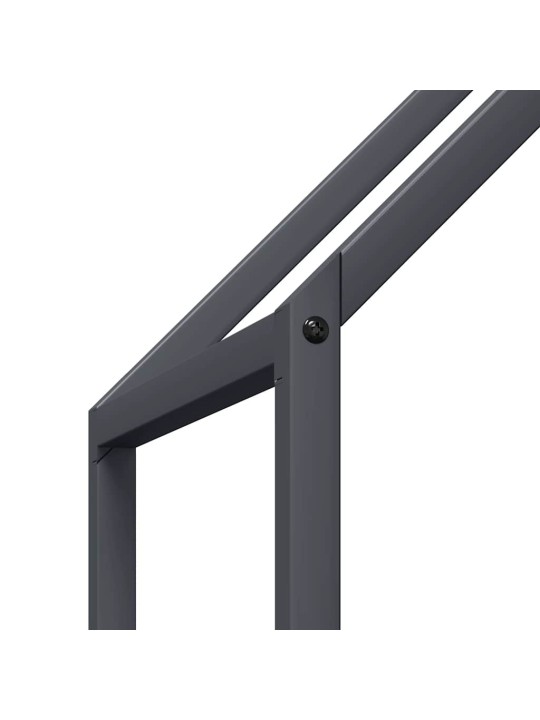 Polttopuut antrasiitti 60x25x60 cm kylmävalssattu teräs