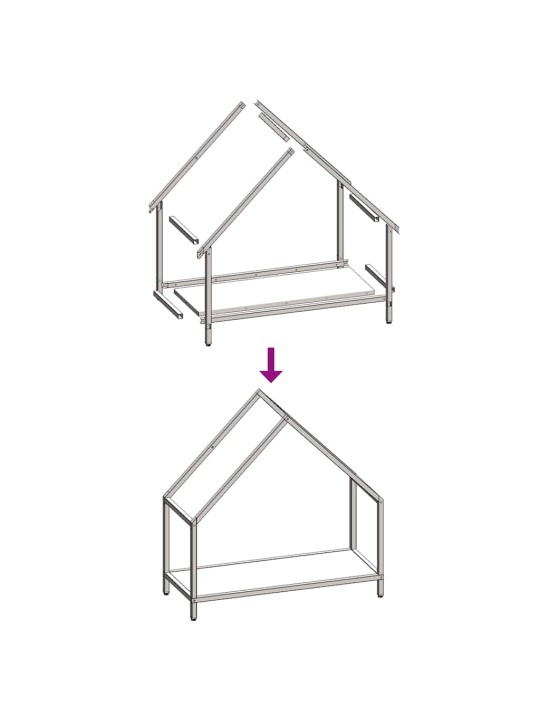 Polttopuut antrasiitti 60x25x60 cm kylmävalssattu teräs