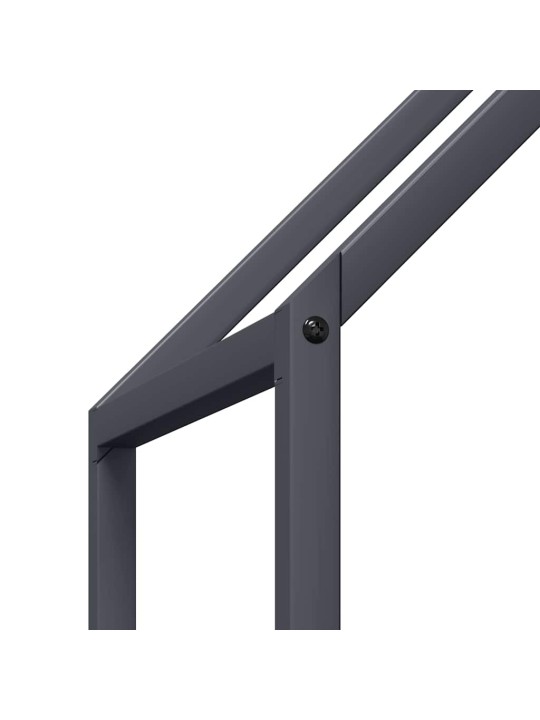 Polttopuut antrasiitti 60x25x90 cm kylmävalssattu teräs