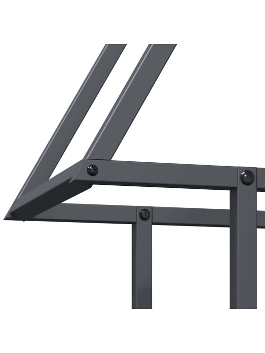 Polttopuut antrasiitti 50x25x60 cm kylmävalssattu teräs