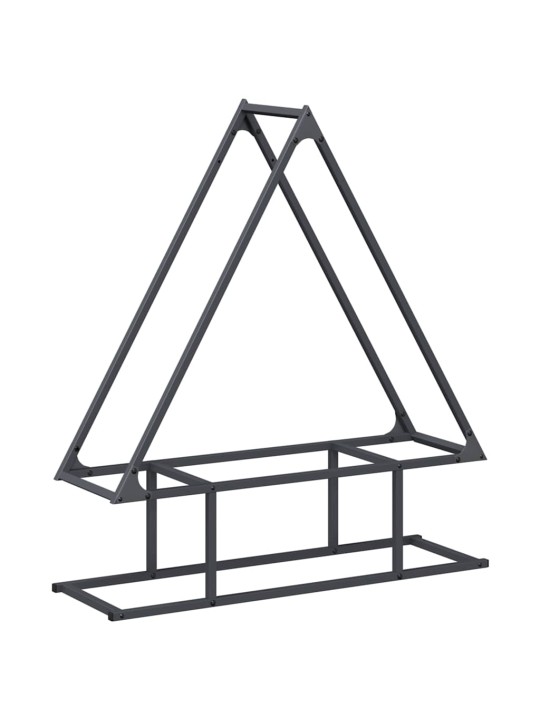 Polttopuut antrasiitti 80x25x90 cm kylmävalssattu teräs