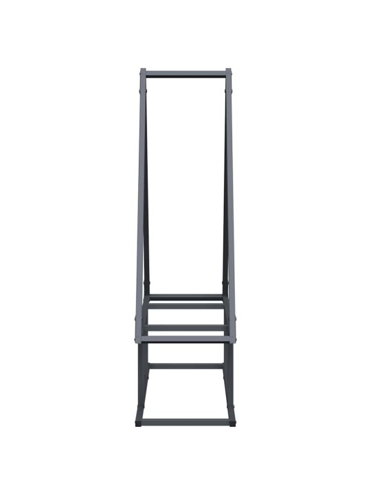 Polttopuut antrasiitti 80x25x90 cm kylmävalssattu teräs
