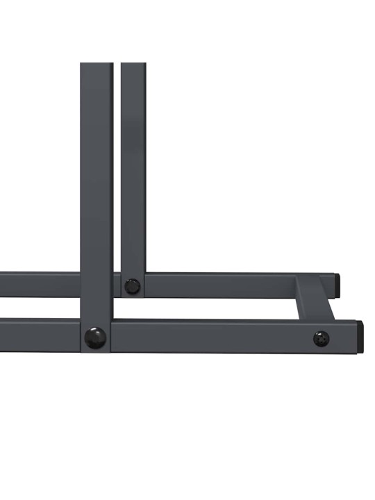 Polttopuut antrasiitti 80x25x90 cm kylmävalssattu teräs