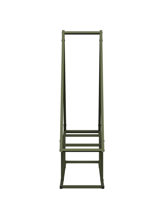Polttopuuteline 80x25x90 cm kylmävalssattua terästä