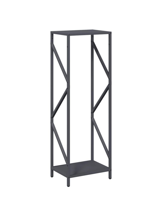 Polttopuut antrasiitti 34x25x100 cm kylmävalssattu teräs