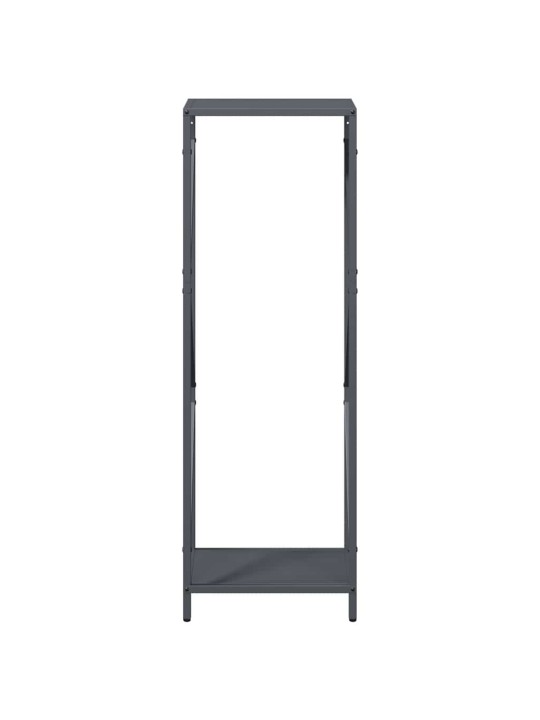 Polttopuut antrasiitti 34x25x100 cm kylmävalssattu teräs