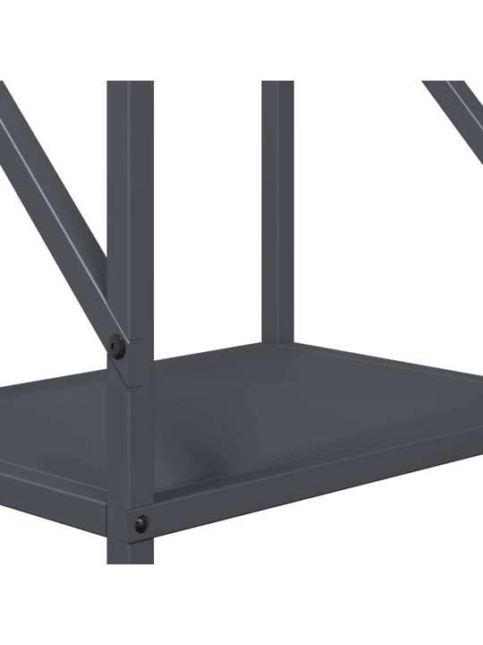 Polttopuut antrasiitti 34x25x100 cm kylmävalssattu teräs