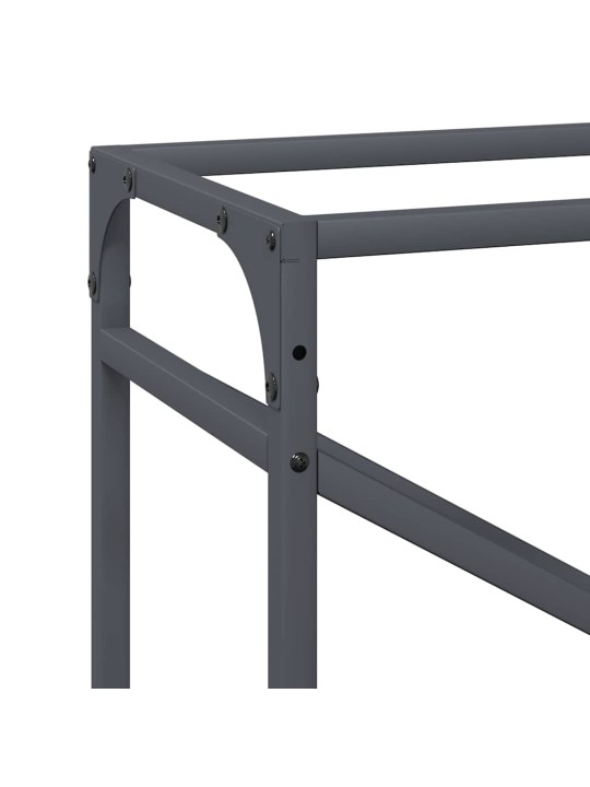 Polttopuut antrasiitti 60x25x100 cm kylmävalssattu teräs