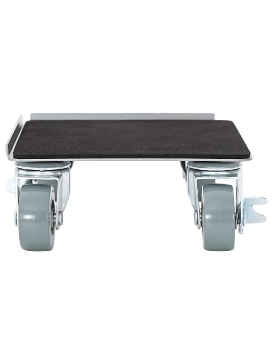 Huonekalurullat 4 kpl nostimella 13,5x13,5x6 cm Teräs 1300 kg