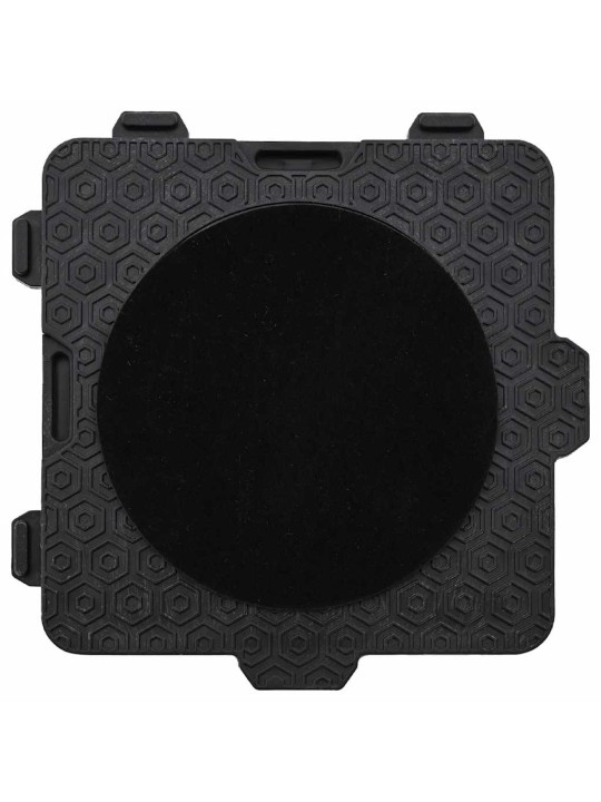 Huonekalurullat 4 kpl nostimella musta 13,5x13,5x4,2 cm 300 kg
