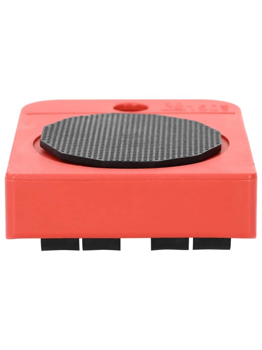 Huonekalurullat 8 kpl nostimilla punainen 9,8x7,5x3 cm 150 kg