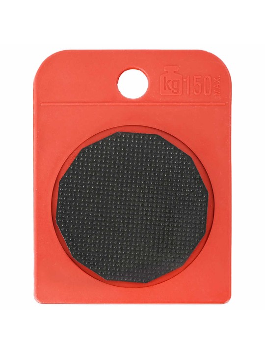 Huonekalurullat 8 kpl nostimilla punainen 9,8x7,5x3 cm 150 kg