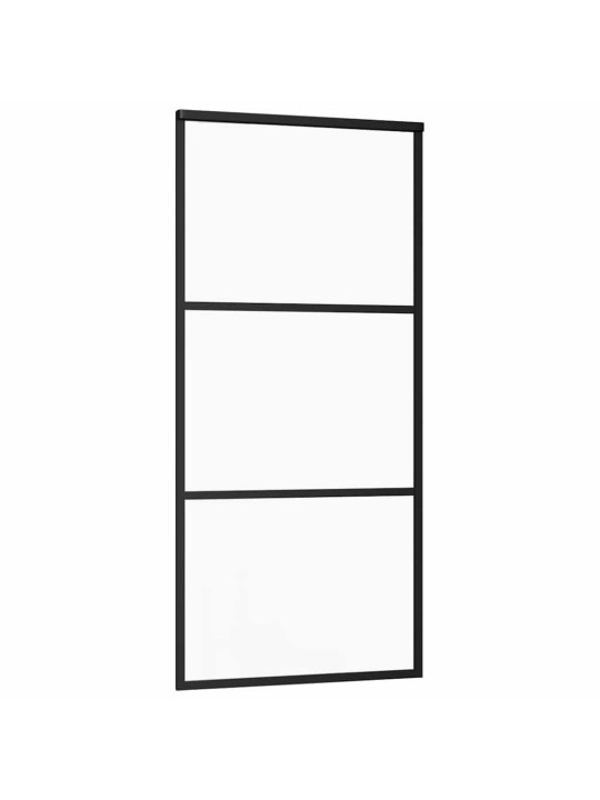 Liukuovi asennustarvikkeilla 76x205 cm ESG lasi ja alumiini