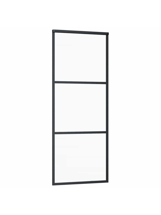 Liukuovi asennustarvikkeilla 76x205 cm ESG lasi ja alumiini