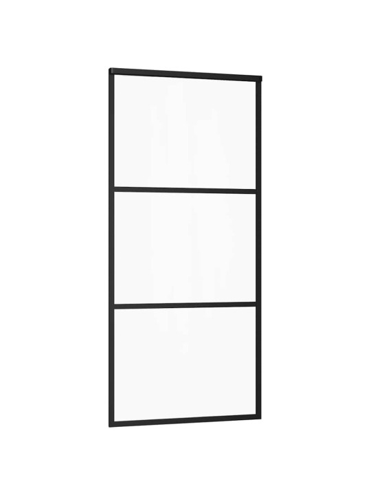 Liukuovi asennustarvikkeilla 90x205 cm ESG lasi ja alumiini