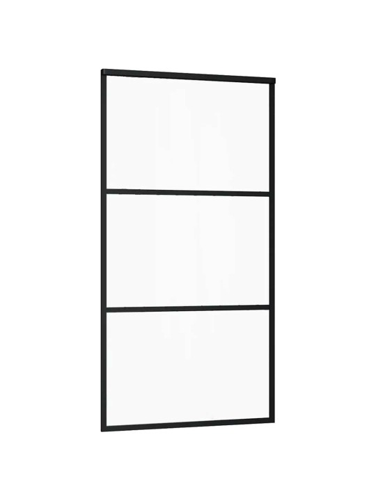 liukuovi laitteistosarjalla 102x205 cm ESG lasi ja alumiini