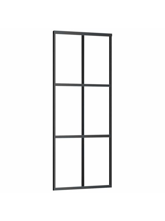 Liukuovi asennustarvikkeilla 76x205 cm ESG lasi ja alumiini