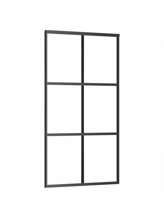 liukuovi laitteistosarjalla 102x205 cm ESG lasi ja alumiini