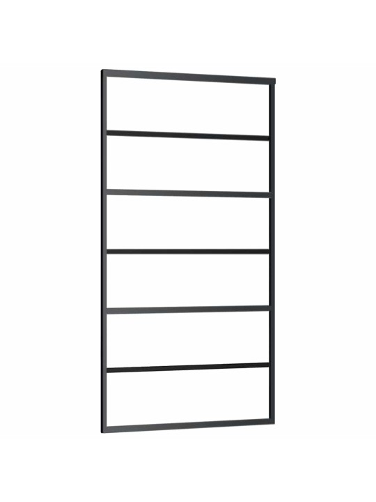 liukuovi laitteistosarjalla 102x205 cm ESG lasi ja alumiini