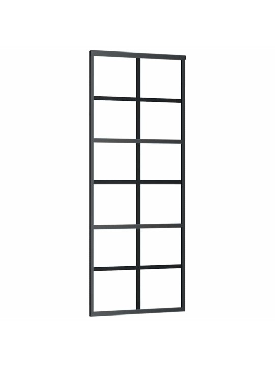 Liukuovi asennustarvikkeilla 76x205 cm ESG lasi ja alumiini