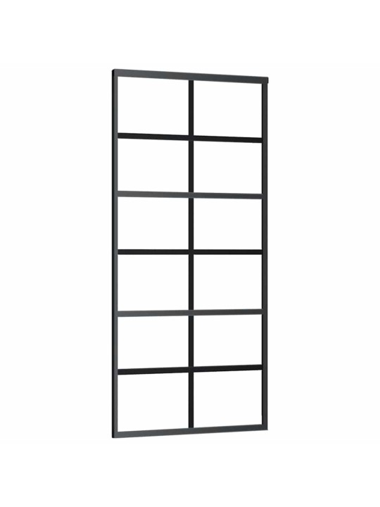 Liukuovi asennustarvikkeilla 90x205 cm ESG lasi ja alumiini