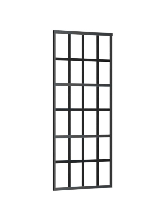 Liukuovi asennustarvikkeilla 76x205 cm ESG lasi ja alumiini
