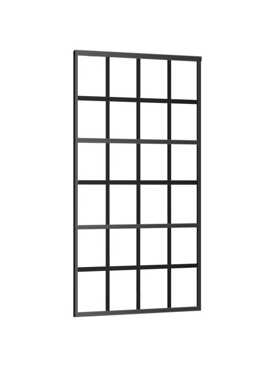 liukuovi laitteistosarjalla 102x205 cm ESG lasi ja alumiini