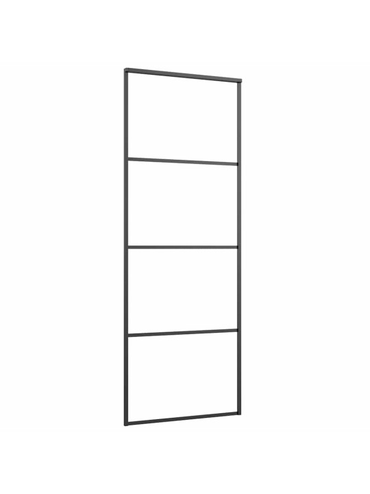 Liukuovi asennustarvikkeilla 76x205 cm ESG lasi ja alumiini