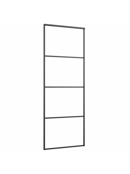 Liukuovi asennustarvikkeilla 76x205 cm ESG lasi ja alumiini