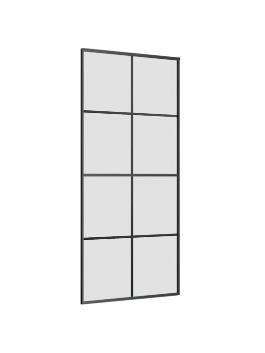 Liukuovi asennustarvikkeilla 90x205 cm ESG lasi ja alumiini