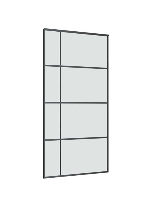 Liukuovi asennustarvikkeilla 102,5x205 cm ESG lasi ja alumiini