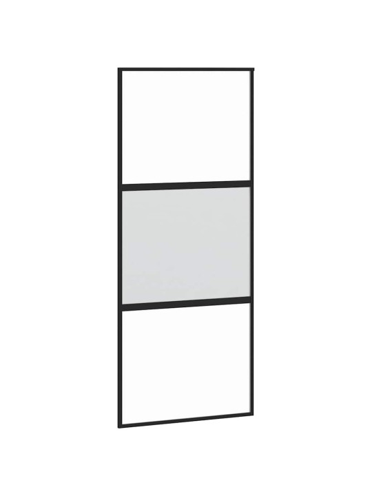 liukuovi laitteistosarjalla 90x205cm karkaistu lasi ja alumiini
