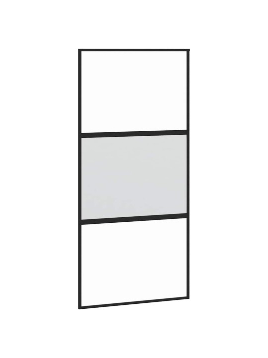 liukuovi laitteistosarjalla 102,5x205 cm karkaistu lasi