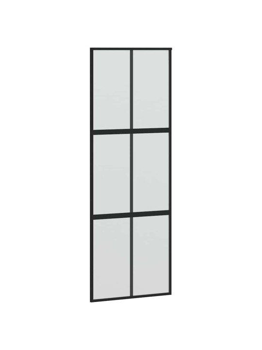 liukuovi laitteistosarjalla 90x205cm karkaistu lasi ja alumiini