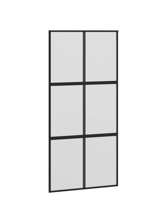 liukuovi laitteistosarjalla 102,5x205 cm karkaistu lasi